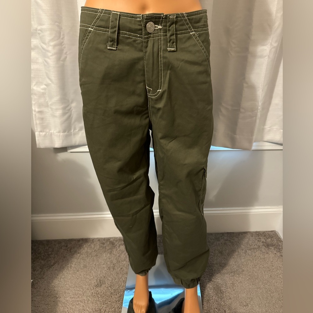 Cool True Religion size 29 olive green Bobbi baggy joggers